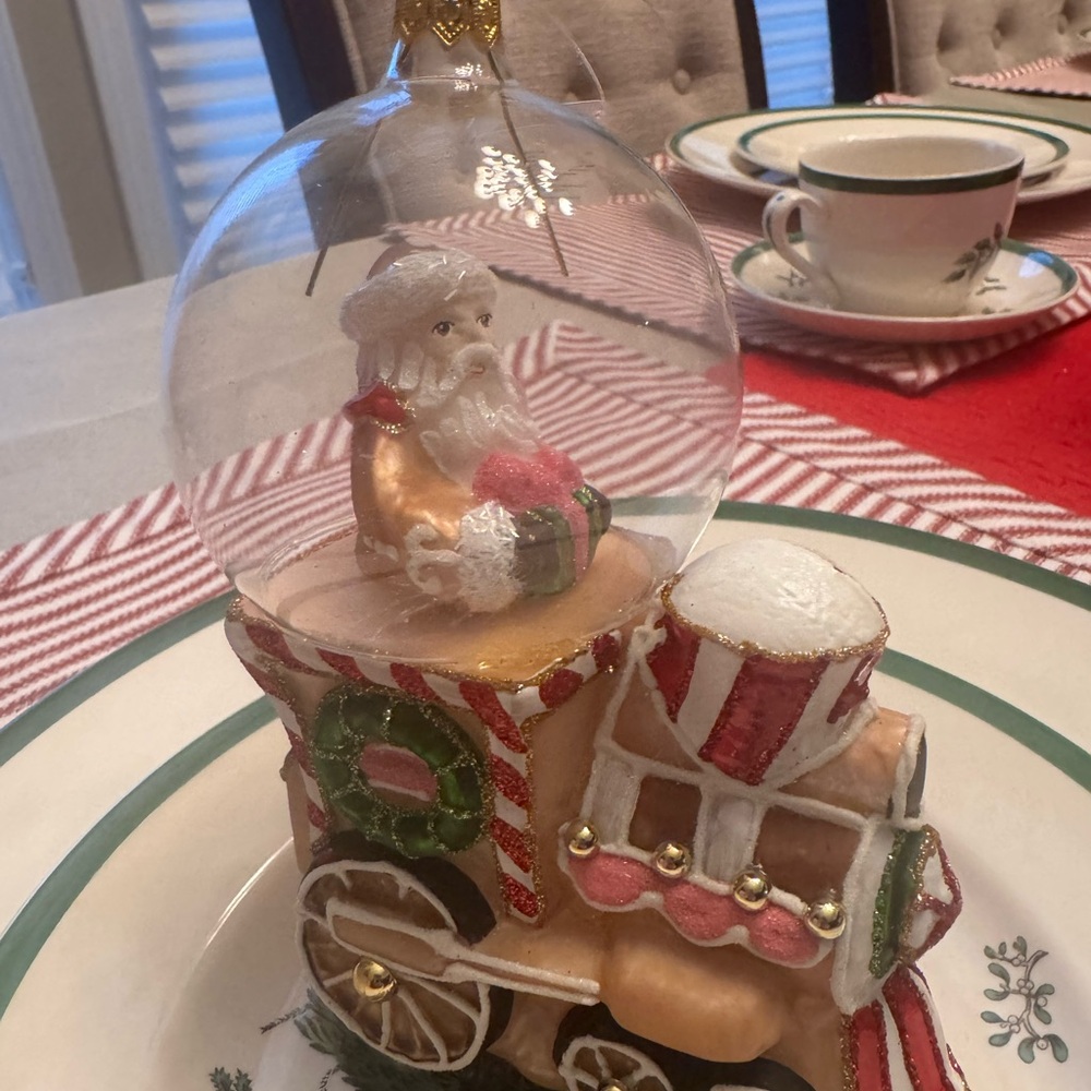 Festive Santa Train Holiday Decoration from Dillards